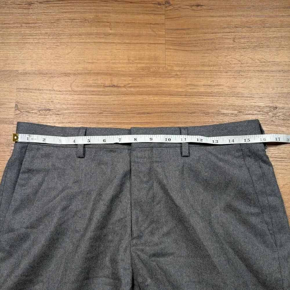 J.Crew Ludlow Dress Pants Men 30x30(29) Gray Vitale Barberis Canonico Wool